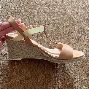 COLE HAAN SHORT WEDGE SANDALS